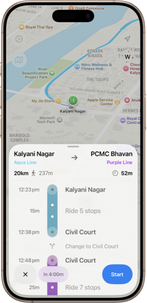 InTransit App Screenshot 2